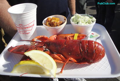 San Pedro LobsterFest lobster & beer