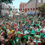 St. Patrick's Day Savannah GA party scene