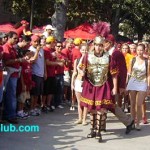 USC Marching Band At Tailgate Party