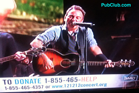 Bruce Springsteen Sandy Concert