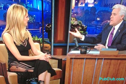 HeidiKlumLeno Heidi Klum Tonite Show