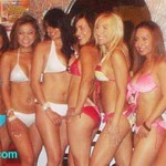 Bikini girls Hermosa Beach bars