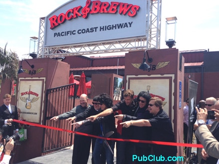 Redondo Beach Rock & Brews Ribbon Cutting Gene Simmons Paul Stanley