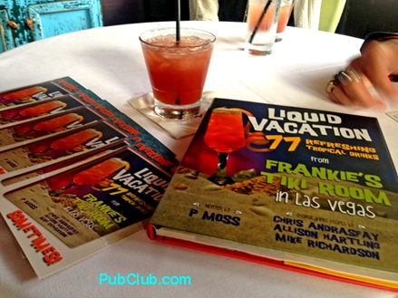 Tiki bar drinks book