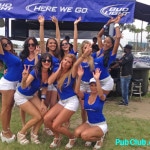 World Series Of Beach Volleyball Bud Light girls beer garden