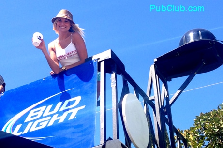 World Series Of Beach Volleyball Bud Light beer garden