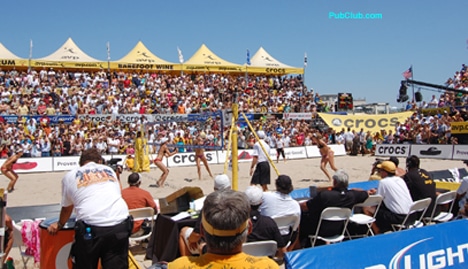 Hermosa Beach Open volleyball