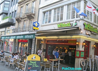 Basel Switzerland Sidewalk Cafe Bars Mr. Picwick's Pub