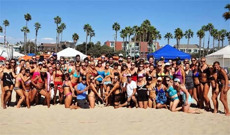Beach Volleyball Lingerace Santa Monica