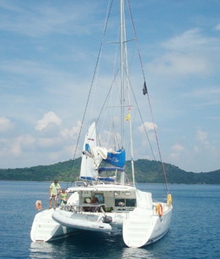 Catamaran sailboat British Virgin Islands