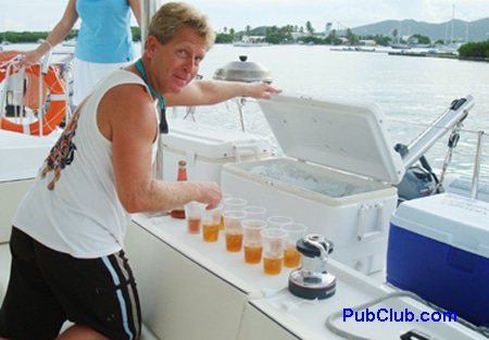 Virgin Islands rum boat drinks