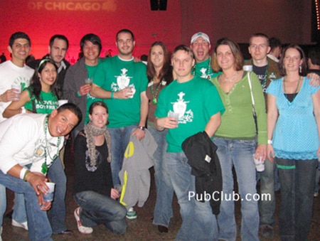 Chicago St. Patrick's Day PubClub.com party group