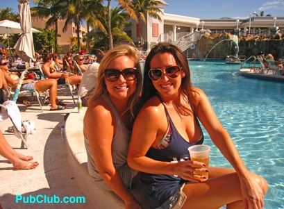 Key West pool bar hot girls