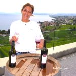 Domaine du Daley Lavaux wine country Switzerland winery pretty Swiss girl