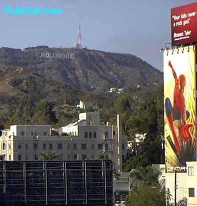 The Hollywood Sign clear view