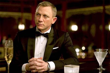 James Bond martinis Spectre film