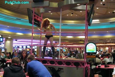 Las Vegas casino Go Go dancer