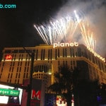 New Year's Eve fireworks Las Vegas Strip