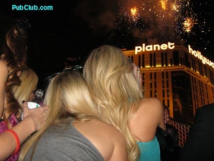 New Year's Eve Las Vegas Strip fireworks