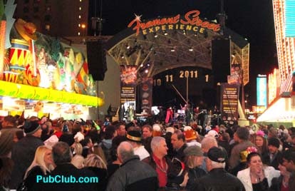 New Year's Eve Las Vegas Fremont Street Experience stage