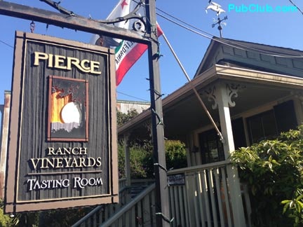 Monterey WIne Tasting Rooms Pierce Ranch