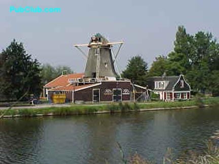 Dutch countryside windmill