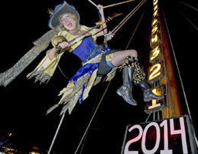 Key West New Year's Eve NYE party wench drop