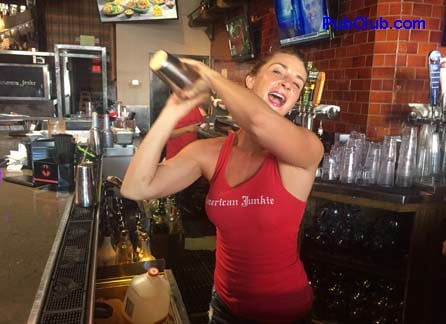 American Junkie Hermosa Beach hot bartender