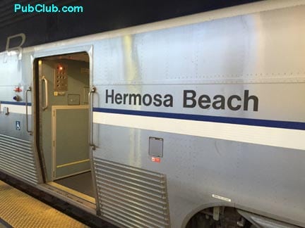 Amtrak Pacific Surfrider Hermosa Beach car