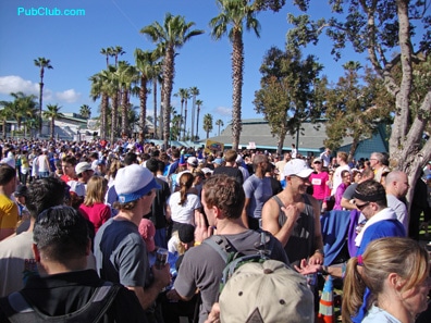Redondo Beach Super Bowl 10K beer garden