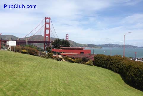 Golden Gate Bridge from park