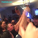 Super Bowl house party drinking celebration