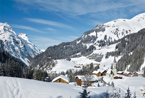Austria Ski Resorts Arlberg.