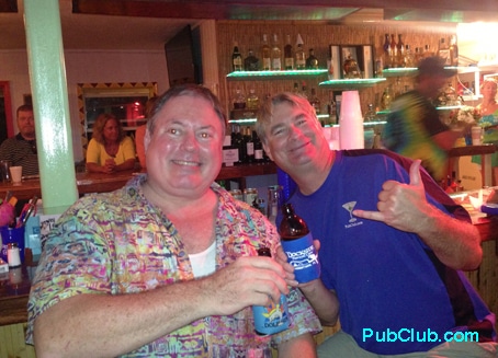 Dockside Tropical Cafe beer huggies Florida Keys