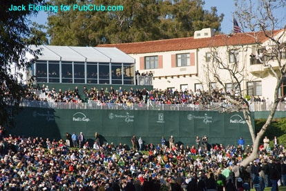 Northern Trust Open 18th hole