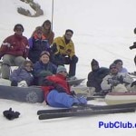 Mammoth skiers & snowboarders