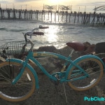 Redondo Beach Pier sunset bicycle