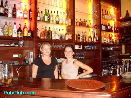 Prague nightlife hot bartenders