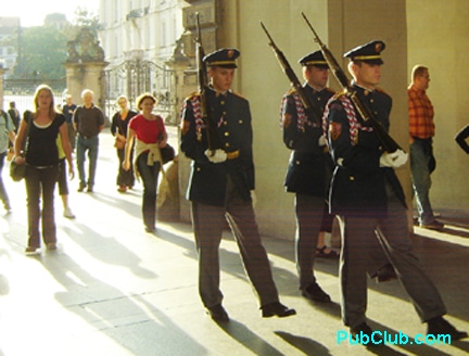 Prague Castle changing of the guards