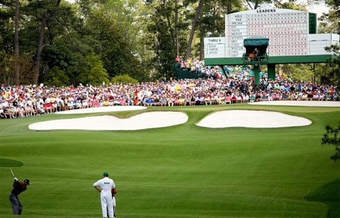 The Masters approach shot