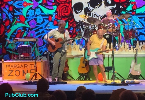 Jimmy Buffett on stage at Irvine Meadows, CA