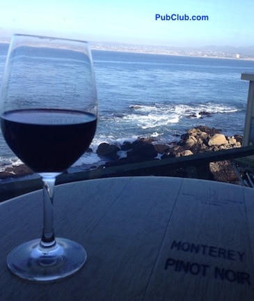 Monterey CA wine tasting room