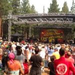 Bluesapalooza Mammoth Mountain crowd & stage