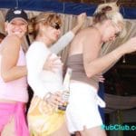 Paradise Beach Mykonos dancing on bar