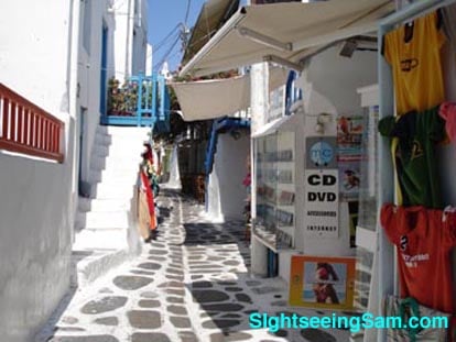 Mykonos town Greek Islands