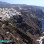 Fira cliff Santorini Greece