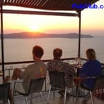 Santorini sunsets Fira Tropical Bar