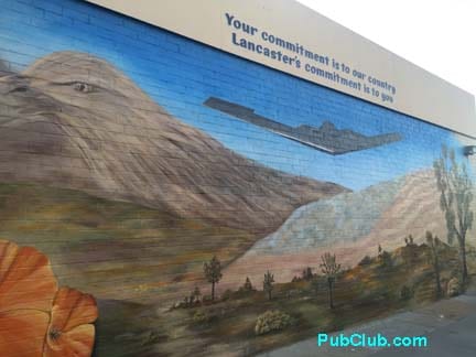 Stealth Bomber mural The BLVD Lancaster CA