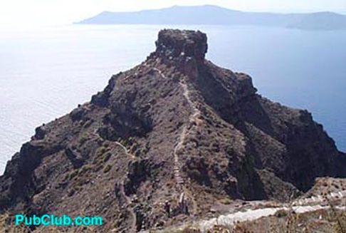 Santorini hiking trails