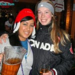Hot Canadian girls with beer